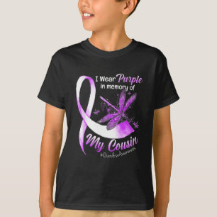 Wear Purple In Memory Of My Cousin Overdose Awaren T-Shirt