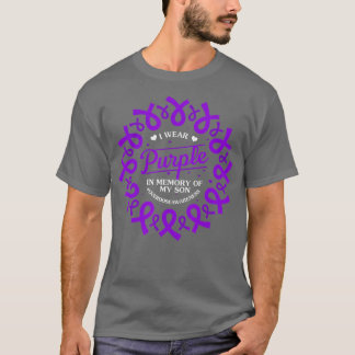 Wear Purple In Memory Of My Son Overdose Awareness T-Shirt