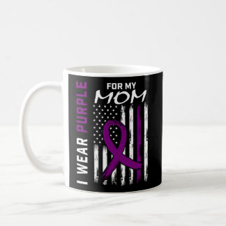 Wear Purple Mom Detia Alzheimers Awareness America Coffee Mug