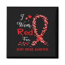Wear Red For Heart Disease Awareness  Magnet