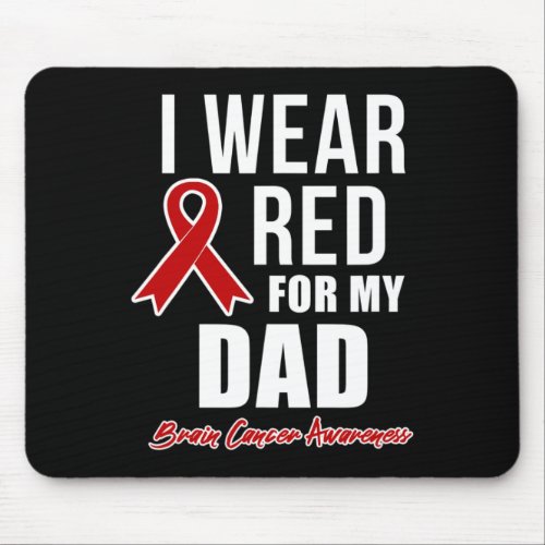 Wear Red For My Dad Blood Cancer Awareness 2  Mouse Pad