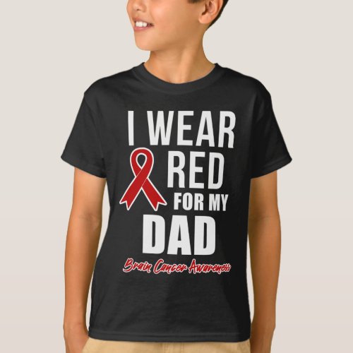 Wear Red For My Dad Blood Cancer Awareness 2  T_Shirt