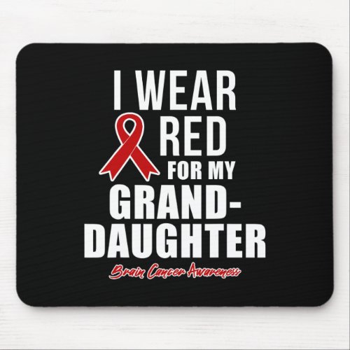 Wear Red For My Granddaughter Blood Cancer Awarene Mouse Pad