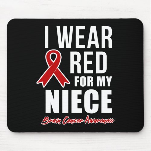 Wear Red For My Niece Blood Cancer Awareness 2  Mouse Pad