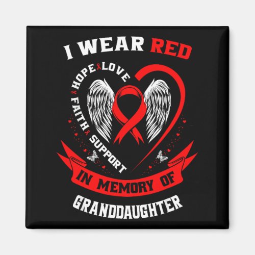 Wear Red In Memory Of Granddaughter Heart Disease 
