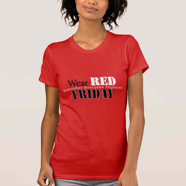 Wear Red on Friday T-Shirt (Front)
