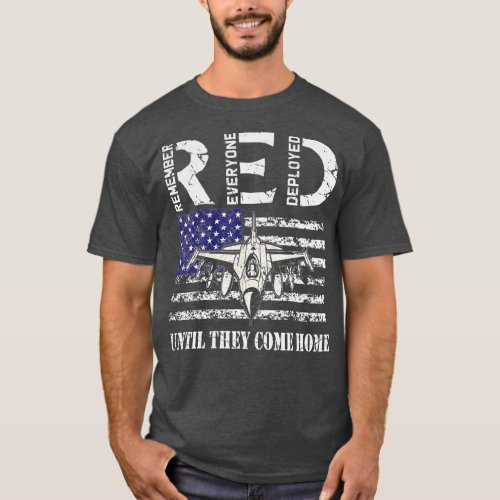 Wear Red On Fridays Military Veteran Support Our T T_Shirt