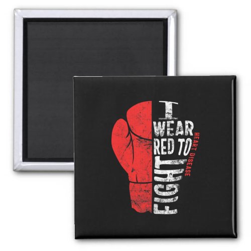 Wear Red To Fight Heart Disease Awareness Chd Nati Magnet