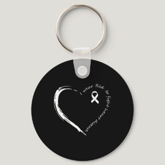 Wear Red To Fight Heart Disease Awareness  Keychain