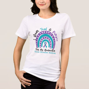 Wear Teal & Purple For Godmother Suicide Preve Tri-Blend Shirt