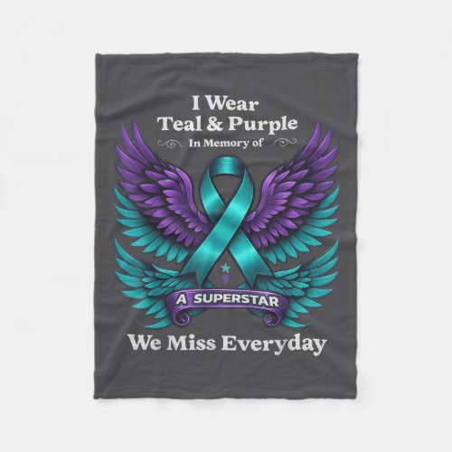Wear Teal & Purple In Memory Of A Loved One Aw