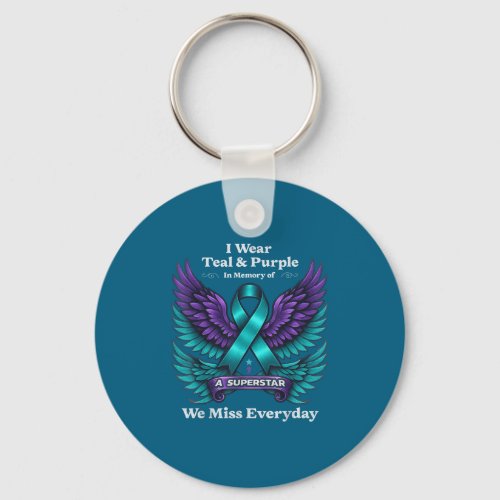 Wear Teal & Purple In Memory Of A Loved One Aw