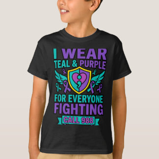 Wear Teal And Purple For Everyone Fighting - Call T-Shirt