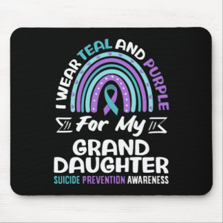 Wear Teal And Purple For Granddaughter Suicide Mouse Pad