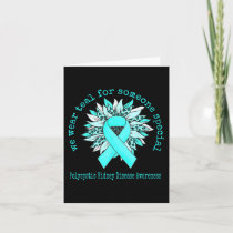 Wear Teal Polycystic Kidney Disease Awareness Sunf Card