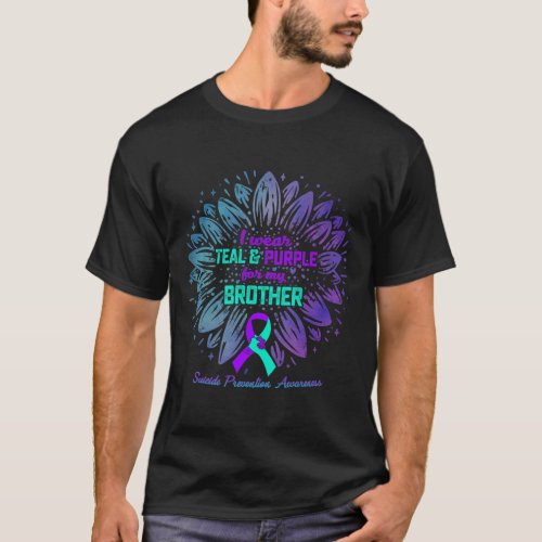 Wear Teal Purple For Brother Suicide Prevention Aw T_Shirt