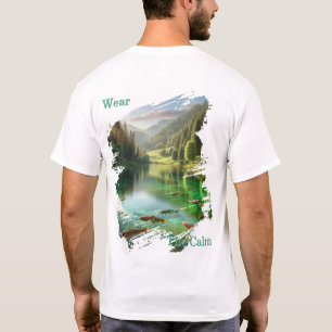 Wear the Calm Scenic Trout Lake T-Shirt