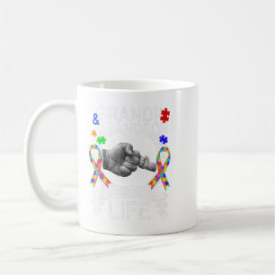 Wear this Grandpa And Grandson Best Friend Autism Coffee Mug