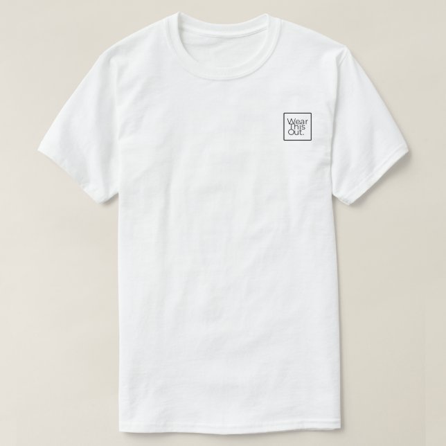 Wear This Out Designer Logo T-Shirt (Design Front)