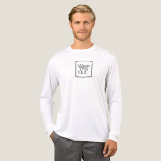 Wear This Out Mens Longsleeve Night or Day Wear Tri-Blend Shirt
