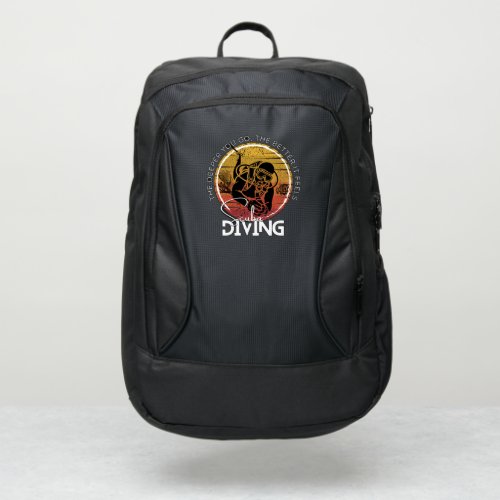 Wear your extreme hobby Scuba Diving Port Authority Backpack