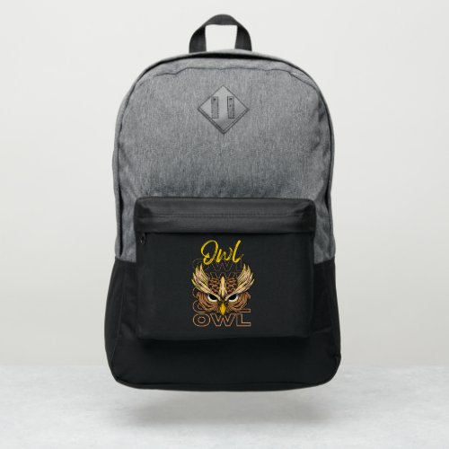 Wear your favorite wild animal OWL Port Authority Backpack