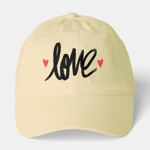 Wear Your Heart On Your Head Black/Red Hat