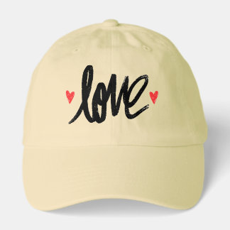 Wear Your Heart On Your Head  Black/Red Hat