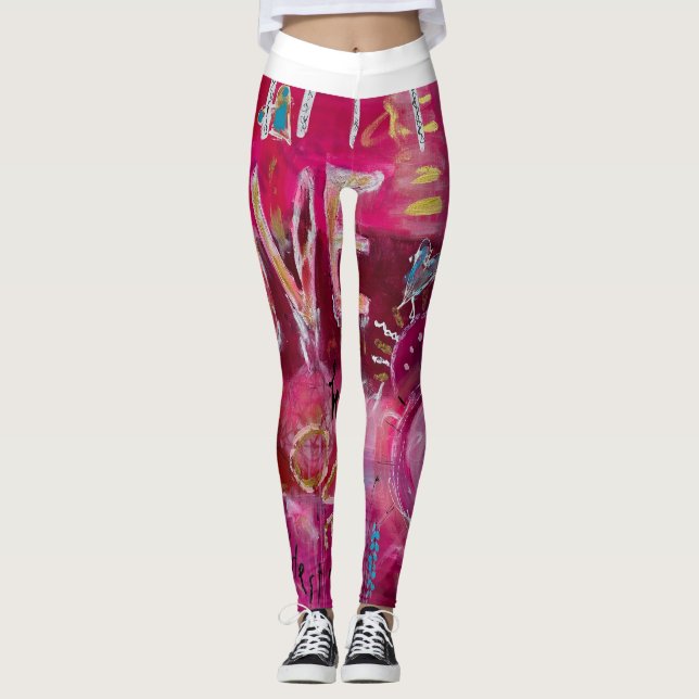 Wear Your Love leggings - Toni Carbone Original Ar (Front)