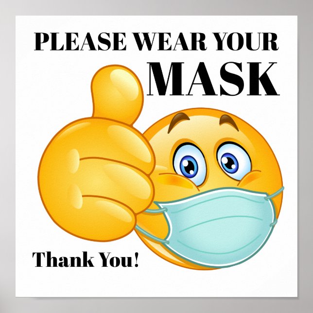 WEAR YOUR MASK POSTER (Front)