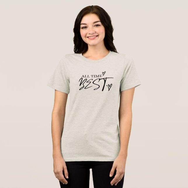 Wear Your Optimism T-Shirt Tri-Blend Shirt (Front Full)