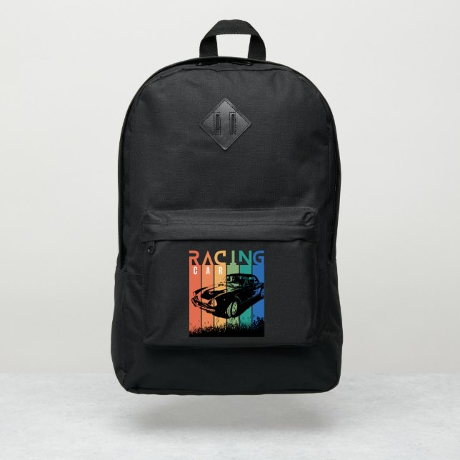 Wear your sport, Car Racing Port Authority® Backpack (Front)