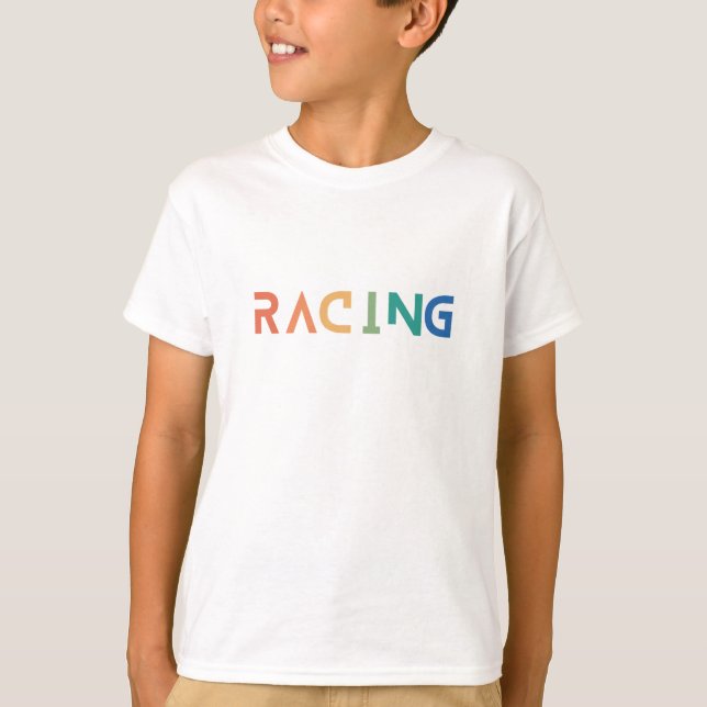 Wear your sport, Car Racing T-Shirt (Front)