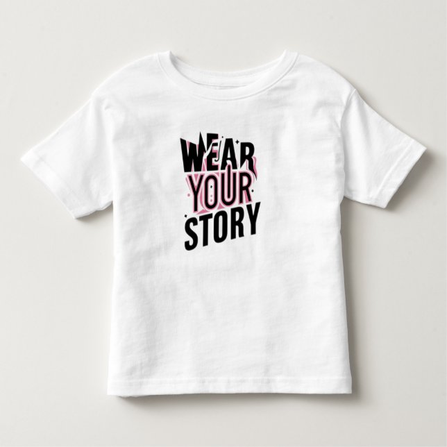 Wear Your Story: Unique Customizable T-Shirts (Front)