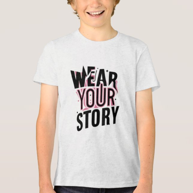 Wear Your Story: Unique Customizable T-Shirts (Front)