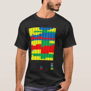 Wearable Blackjack Strategy Chart (Upside Down For T-Shirt