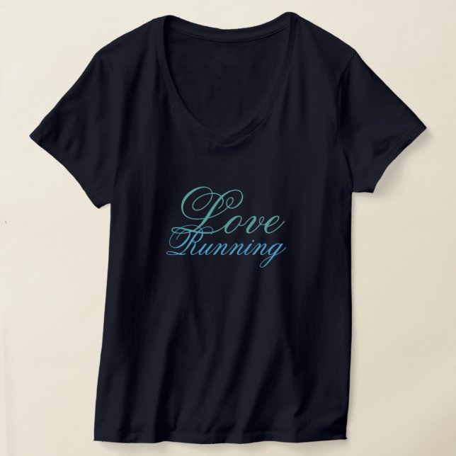 Wearable Inspiration Love Running T-Shirt (Laydown)