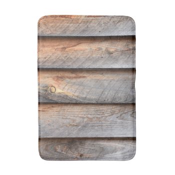 Wearhwred Wood Boards Bathroom Mat by Impactzone at Zazzle