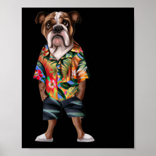 Wearing A Hawaiian And Shorts 1 Poster