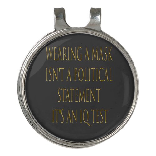 Wearing A Mask Isnt A Political Statement Its An Golf Hat Clip