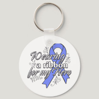 Wearing a Periwinkle Ribbon for My Hero Keychain