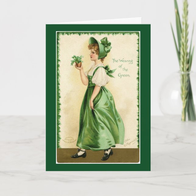 Wearing Of The Green Card (Front)