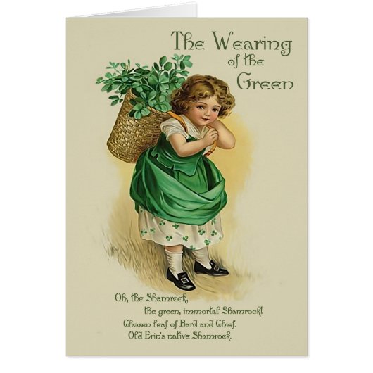 Wearing of the Green Cards (Front)