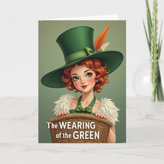 Wearing Of The Green Great Card (Front)