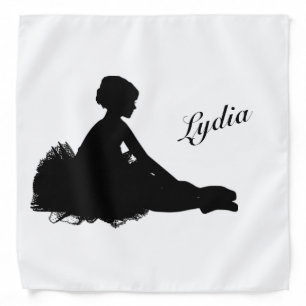 Weary Ballerina Personalized w Name Bandana