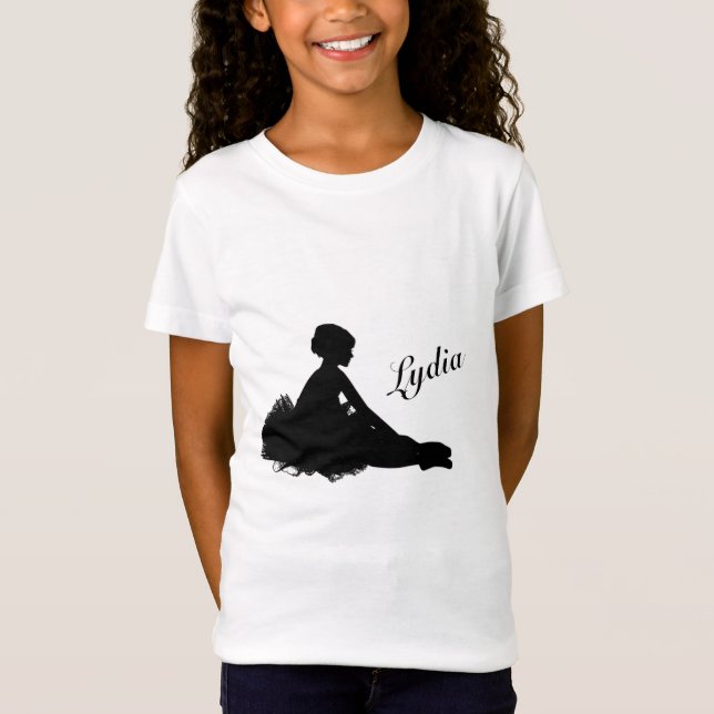 Weary Ballerina Personalized w Name T-Shirt (Front)