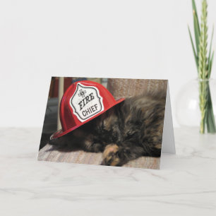 Weary Fire Chief (Sweetie) Card