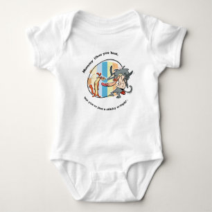 Weasel & Baboon "Mommy Likes You Best" Baby Bodysuit