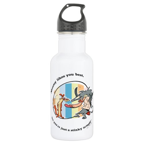 Weasel  Baboon Mommy Likes You Best Stainless Steel Water Bottle