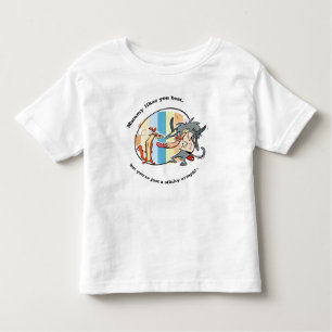 Weasel & Baboon "Mommy Likes You Best" Toddler T-shirt